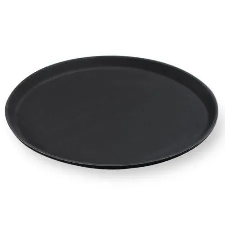 Поднос MGprof 1100CTBl прорезиненный d=27см черный