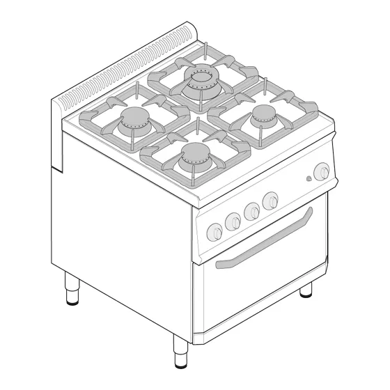 Плита газовая Tecnoinox PF70GG7 613011
