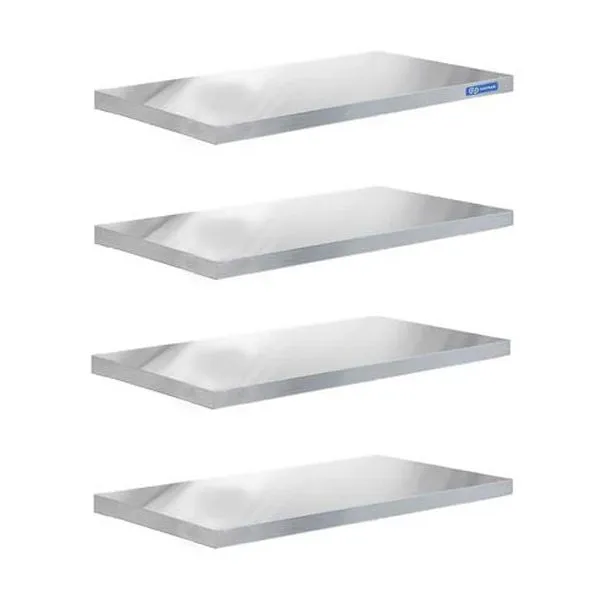 Комплект сплошных полок для стеллажа кухонного Kayman ПС-42/0904