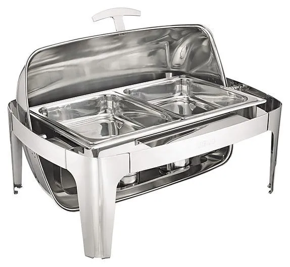 Чафин диш с откатной крышкой 2 гастроемкости Airhot 32217