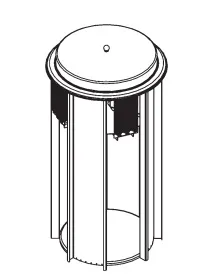 Диспенсер тарелок Kogast 2TNC27-V 40222