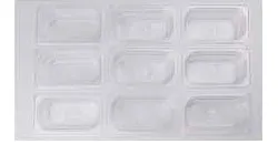 Гастроемкость Gastrorag P19100 GN 1/9-100 поликарбонат