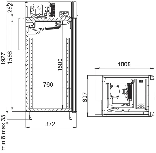 Шкаф для вызревания сыров Polair CS107 Cheese (тип 1)