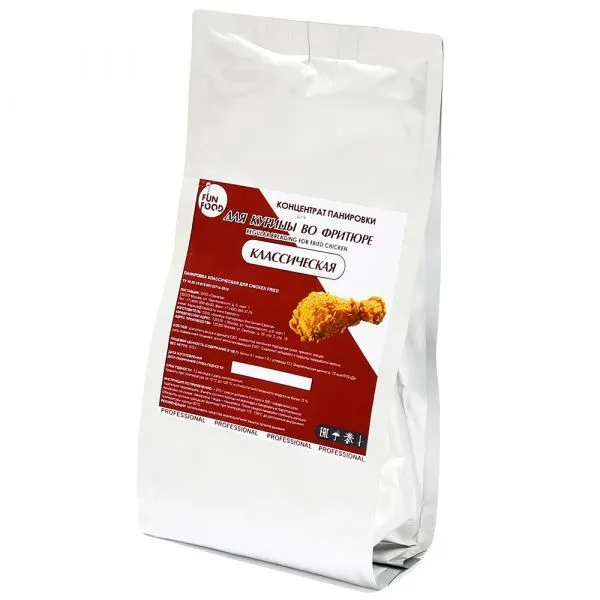 Концентрат панировки для курицы Zesty's Professional классический 375г (12шт)