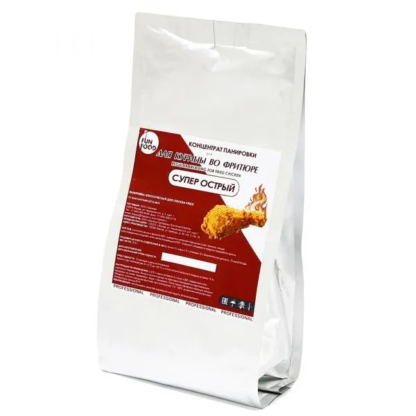 Концентрат панировки для курицы Zesty's Professional супер острый 375г (12шт)