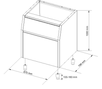 Бункер для льда Brema Bin 200 для серии Muster 250