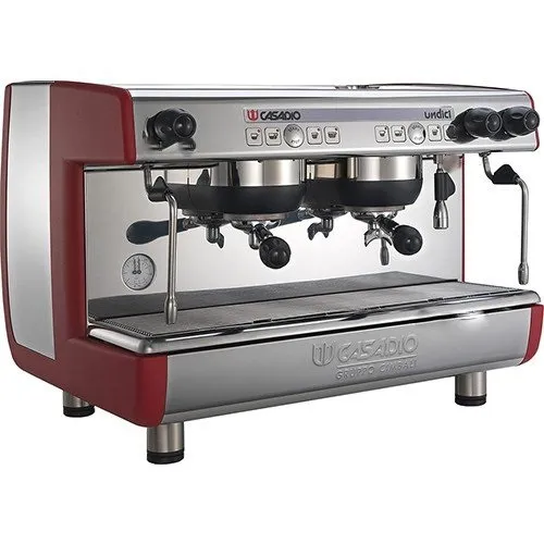 Кофемашина Casadio Undici А/2 красная (высокие группы)