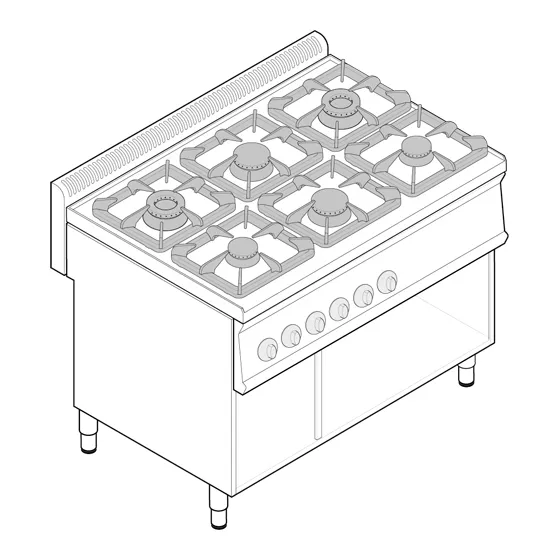Плита газовая Tecnoinox PC105G7A 613037