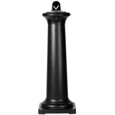 Пепельница Rubbermaid GroundsKeeper Tuscan  FG9W3000BLA черная