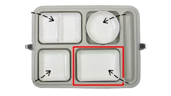 Емкость с крышкой для термоконтейнера CH1L Kocateq MA06A (18*13*4,2см)