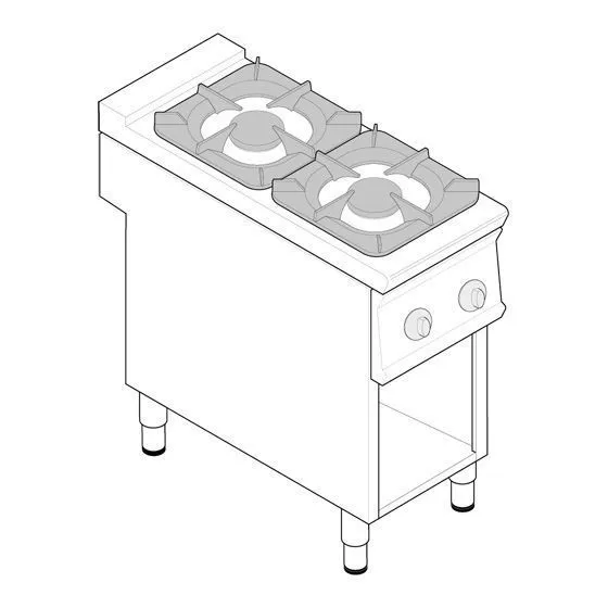 Плита газовая Tecnoinox EC4FG9 313099