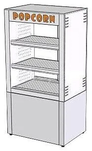Витрина для попкорна RoboLabs VTP-084SP
