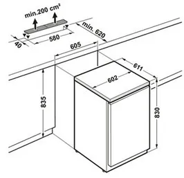 Шкаф холодильный Liebherr FKUV 1610