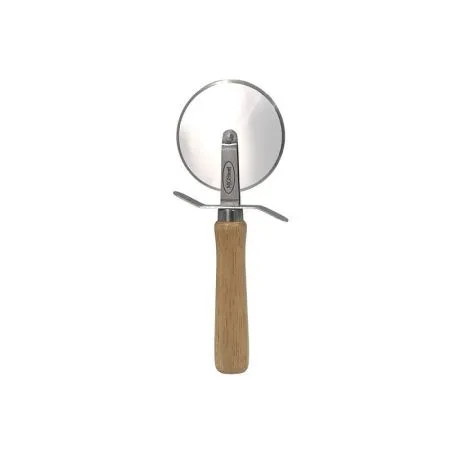 Нож для пиццы MGsteel 70486 d=10см нерж. с деревянной ручкой