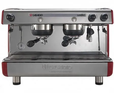 Кофемашина Casadio Undici S/2 красная