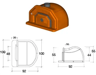 Печь для пиццы на дровах ALFA PIZZA Fire 95