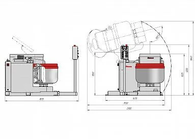 Машина тестомесильная Восход Прима-160Р