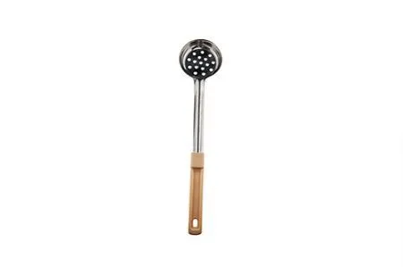 Половник MGsteel 53648 0,09л 27см d=7,5см нерж. плоск. дно перф. с пласт. ручк. беж.