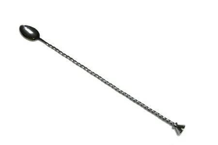 Ложка барная MGsteel 55941 с металлличекой кнопкой 33см нерж.