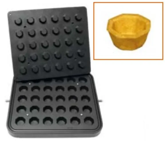 Форма для тарталетницы Kocateq DH Tartmatic Plate 34