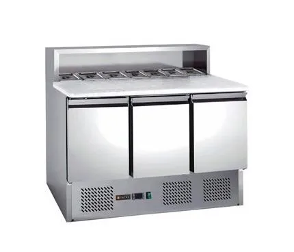 Стол холодильный для пиццы Tatra TPZGNL3 V ST столешница камень