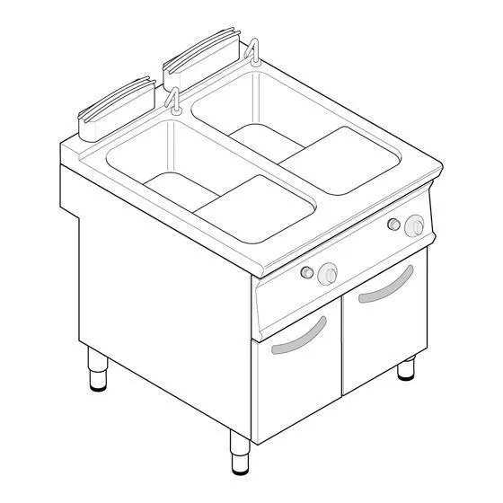 Макароноварка Tecnoinox CP8FG9 313071 газ