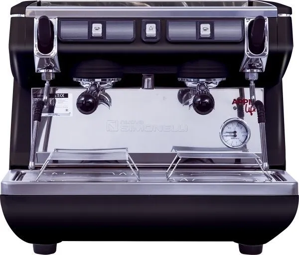 Кофемашина Nuova Simonelli Appia Life Compact 2 gr S black (высокие группы, экономайзер)