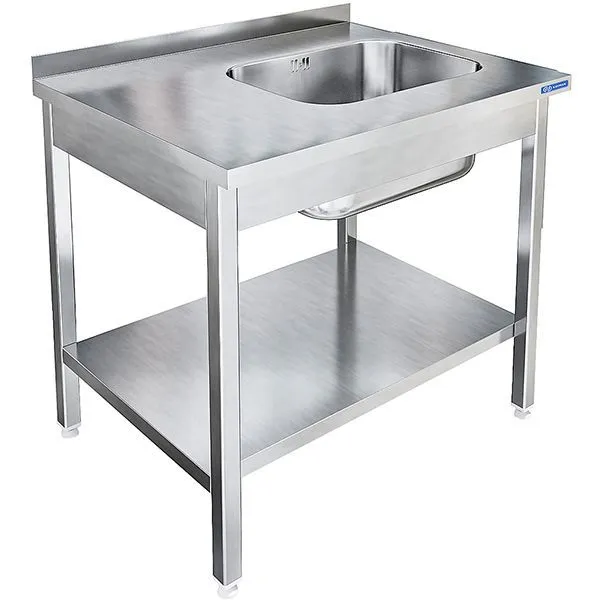 Стол для грязной посуды Kayman СПМ-121/0907 левый