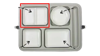 Емкость с крышкой для термоконтейнера CH1L Kocateq MA02A (18*13*4,2см)