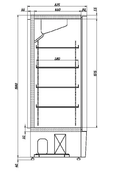 Шкаф холодильный Ариада R750M