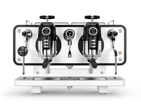 Кофемашина Sanremo Opera 2 низкие группы стальная/белая