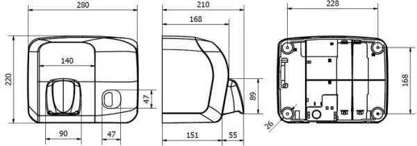 Электросушитель для рук JOFEL Ibero AA91500