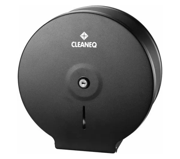 Диспенсер для туалетной бумаги Cleaneq KW-7300 черный матовый