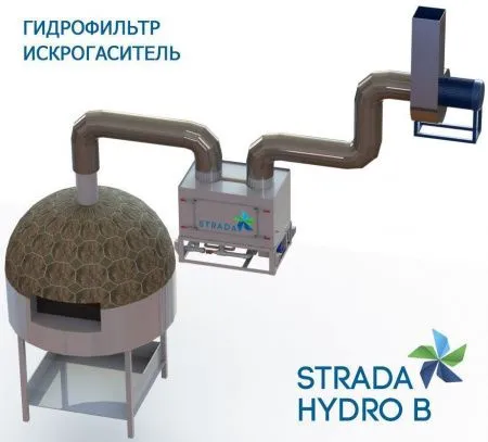 Гидрофильтр-искрогаситель STRADA HYDRO B (3000 м3/час)