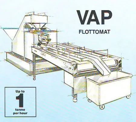 Линия для очистки картофеля FLOTT Vap Flottomatt