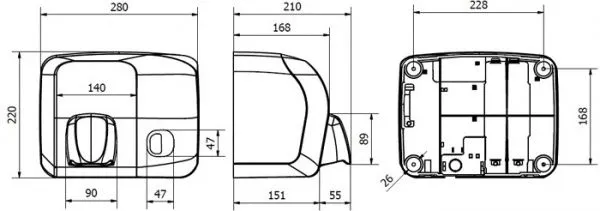 Электросушитель для рук JOFEL Ibero AA91000