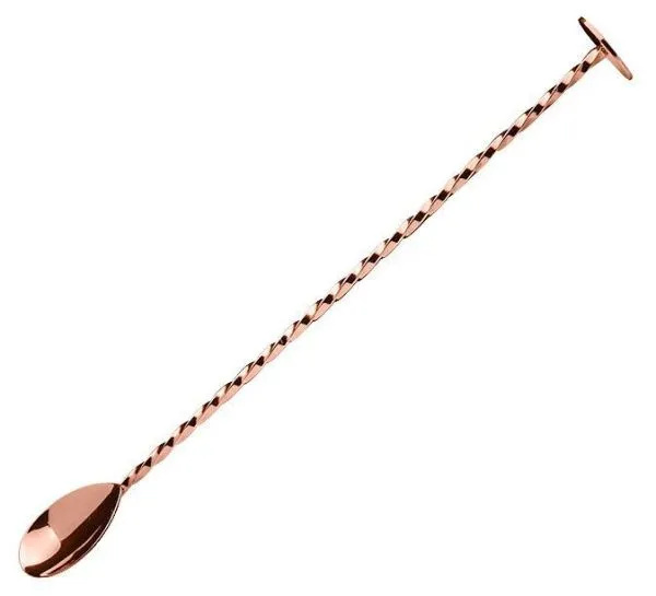 Ложка барная Lumian L0010 28см медь нерж.