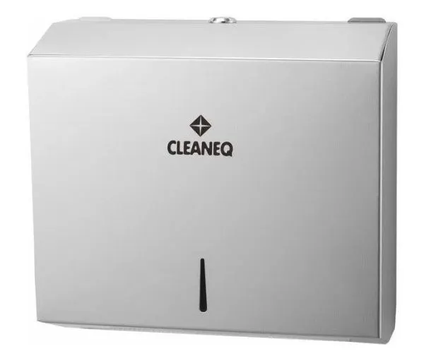 Диспенсер для бумажных полотенец Cleaneq KW-7322 шлифованная сталь