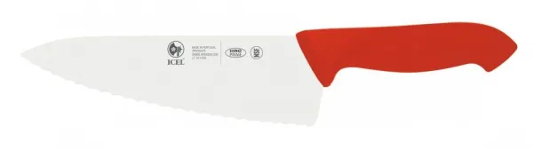 Нож поварской Icel 28400.HR60000.200 HoReCa 200/330мм красный