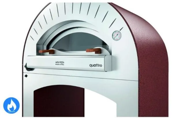 Печь для пиццы на дровах ALFA PIZZA QUATTRO PRO (ГАЗ)