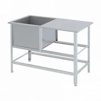 Ванна моечная со столом Атеси ВСМС-Б-1.430-1010.530-02 (ВМС-1/430)