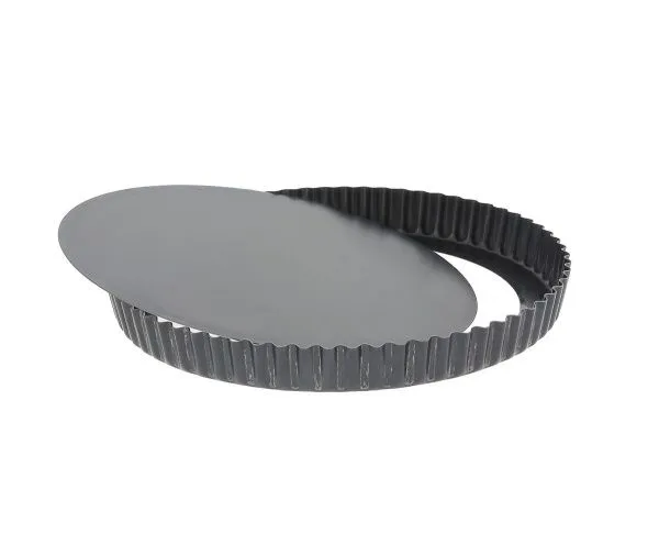 Форма для выпечки De Buyer 5357.24 d24см h2,5см круг рифленый съемное дно