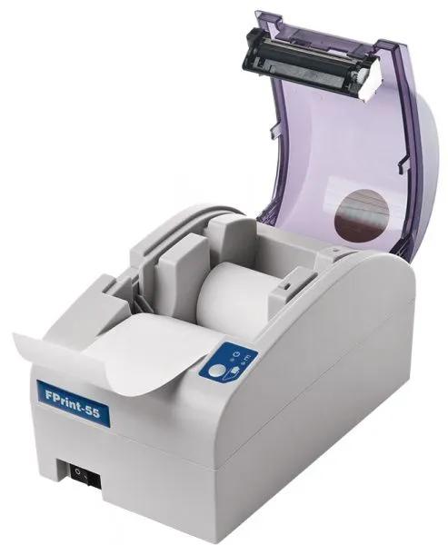 ККМ АТОЛ FPrint-55ПТK Белый ЭКЛЗ (RS+USB)