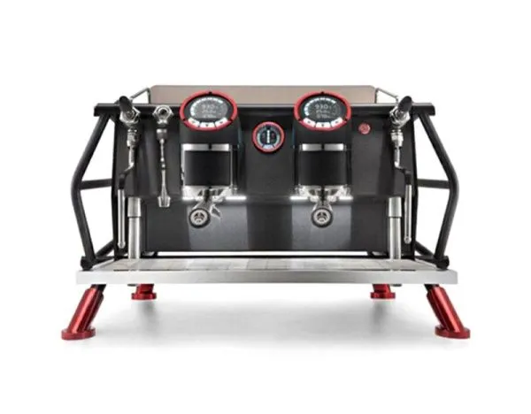 Кофемашина Sanremo Cafe Racer Naked 2 гр. черная с красным
