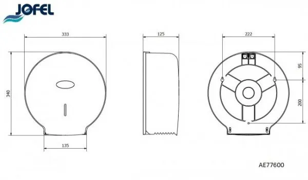 Диспенсер для туалетной бумаги JOFEL AE77600