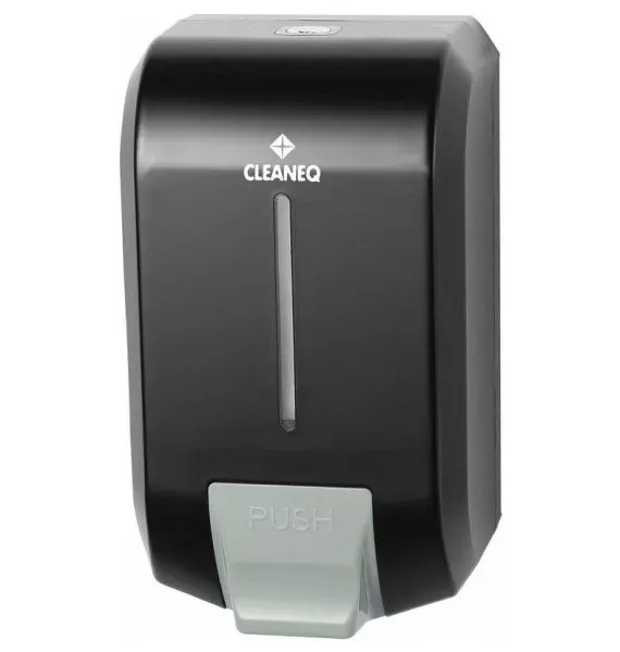 Дозатор для мыла Cleaneq KW-7226 черный глянец 1,2 л