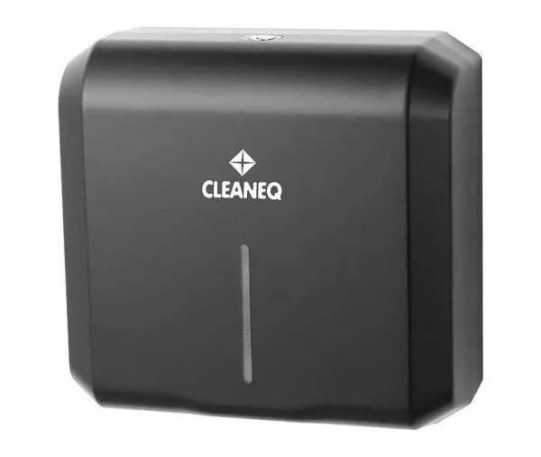 Диспенсер для бумажных полотенец Cleaneq KW-7336 черный глянец