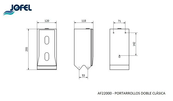 Диспенсер для туалетной бумаги JOFEL AF22000