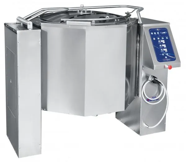 Котел пищеварочный опрокидывающийся Abat КПЭМ-350 ОМ2 с миксером и сливным краном