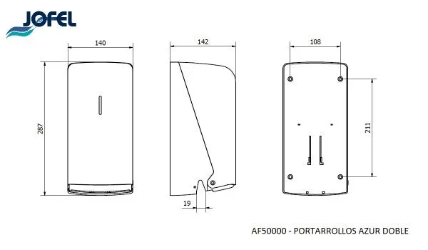 Диспенсер для туалетной бумаги JOFEL AF50000